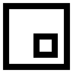 Align Bottom Right Square Icon from Sharp Line Set