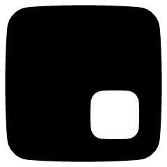 Align Bottom Right Square Icon from Plump Solid Set