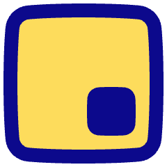 Align Bottom Right Square Icon from Plump Pop Set