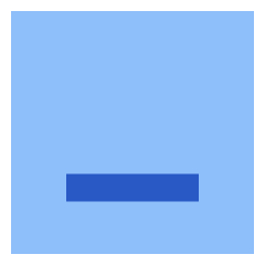 Align Bottom Square Icon from Sharp Flat Set