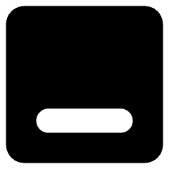 Align Bottom Square Icon from Core Solid Set