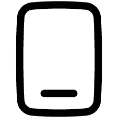 Align Bottom Vertical Icon from Plump Line Set
