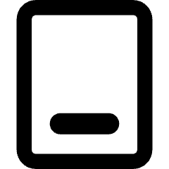 Align Bottom Vertical Icon from Core Remix Set