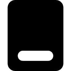 Align Bottom Vertical Icon from Core Solid Set