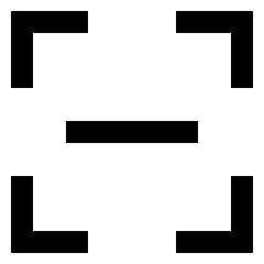 Align Center Horizontal Frame Icon from Sharp Line Set