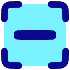 Align Center Horizontal Frame Icon from Plump Pop Set