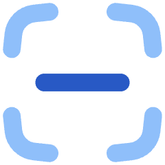 Align Center Horizontal Frame Icon from Flex Flat Set
