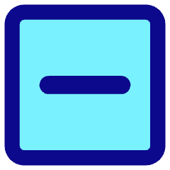 Align Center Horizontal Square Icon from Core Pop Set