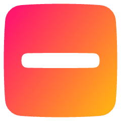 Align Center Horizontal Square Icon from Plump Gradient Set