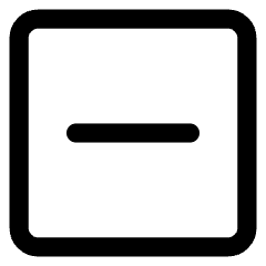 Align Center Horizontal Square Icon from Core Line Set