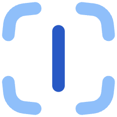 Align Center Vertical Frame Icon from Flex Flat Set