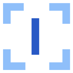 Align Center Vertical Frame Icon from Sharp Flat Set