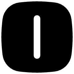 Align Center Vertical Square Icon from Flex Solid Set
