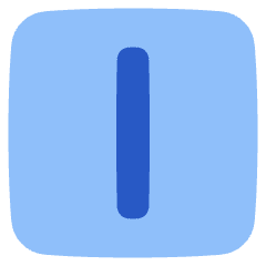 Align Center Vertical Square Icon from Plump Flat Set