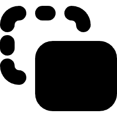 Align Front Selection Icon from Micro Solid Set