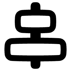 Align Horizontal Center 1 Icon from Plump Remix Set