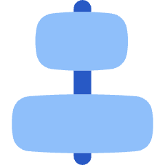 Align Horizontal Center 1 Icon from Flex Flat Set