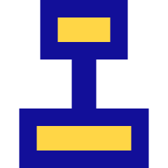 Align Horizontal Center 1 Icon from Sharp Pop Set