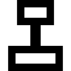 Align Horizontal Center 1 Icon from Sharp Remix Set