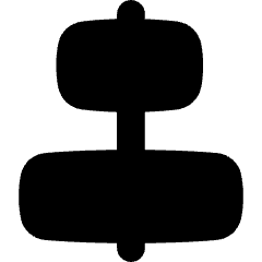 Align Horizontal Center 1 Icon from Flex Solid Set