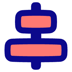 Align Horizontal Center 1 Icon from Plump Pop Set