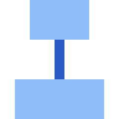 Align Horizontal Center 1 Icon from Sharp Flat Set