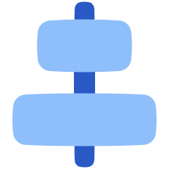 Align Horizontal Center 1 Icon from Plump Flat Set