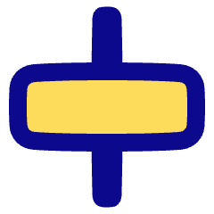 Align Horizontal Center 2 Icon from Plump Pop Set