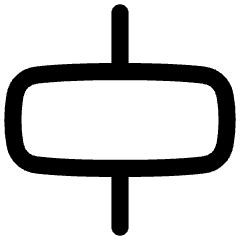 Align Horizontal Center 2 Icon from Flex Line Set
