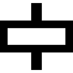 Align Horizontal Center 2 Icon from Sharp Remix Set