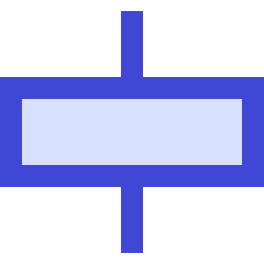 Align Horizontal Center 2 Icon from Sharp Duo Set