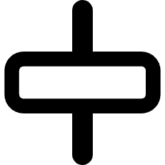 Align Horizontal Center 2 Icon from Core Remix Set