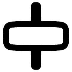 Align Horizontal Center 2 Icon from Plump Remix Set