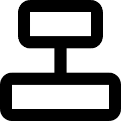 Align Horizontal Center Icon from Micro Line Set