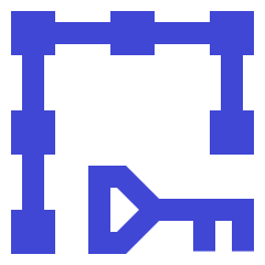 Align Key Object Icon from Sharp Duo Set