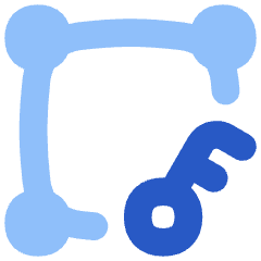 Align Key Object Icon from Flex Flat Set