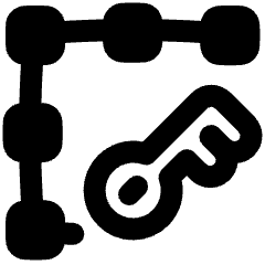 Align Key Object Icon from Plump Remix Set