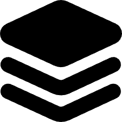 Align Layers 1 Icon from Micro Solid Set