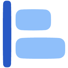 Align Left 1 Icon from Plump Flat Set