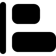 Align Left 1 Icon from Core Solid Set