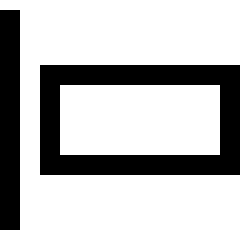 Align Left 2 Icon from Sharp Line Set