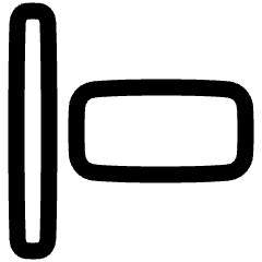Align Left 2 Icon from Plump Line Set