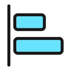 Align Left Icon from Ultimate Colors Set