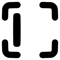 Align Left Frame Icon from Plump Solid Set