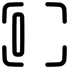 Align Left Frame Icon from Plump Line Set