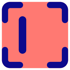 Align Left Frame Icon from Core Pop Set