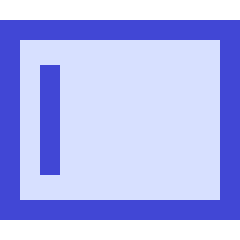 Align Left Horizontal Icon from Sharp Duo Set
