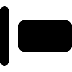 Align Left Icon from Micro Solid Set