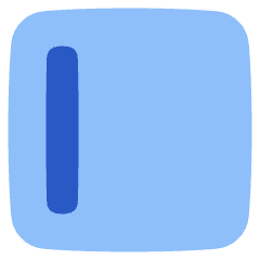 Align Left Square Icon from Plump Flat Set