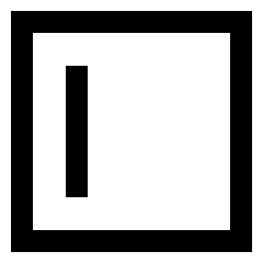 Align Left Square Icon from Sharp Line Set